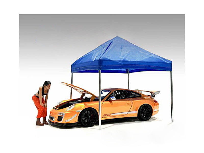 "Hip Hop Girls" 4 Piece Figure Set for 1/18 Scale Models by American Diorama-4